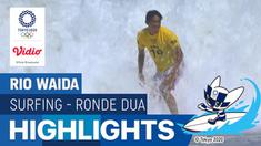 Berita video aksi-aksi terbaik dari atlet selancar Indonesia, Rio Waida, pada babak kedua di Olimpiade Tokyo 2020, Minggu (25/7/2021).