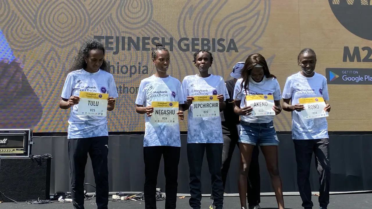 Para pelari elite yang akan tampil di ajang Maybank Marathon 2023