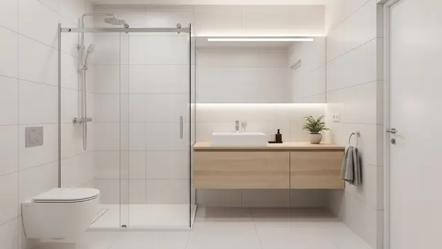 7 Desain Kamar Mandi Kecil tapi Terlihat Luas dengan Trik Interior 2025, Cocok untuk Hunian Minimalis