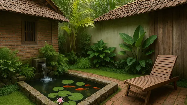 7 Model Taman Belakang Rumah Kampung Buat Santai Sehari-hari, Adem dan Bikin Betah