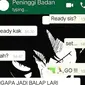 6 Chat Iseng Pembeli ke Online Shop Ini Bikin Emosi (sumber: Instagram.com/ngakakkocak)