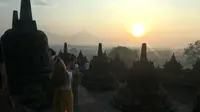 Borobudur destinasi andalan di Joglosemar (Liputan6.com / Switzy Sabandar)