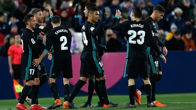 Real Madrid Curi Tripoin dari Kandang Leganes