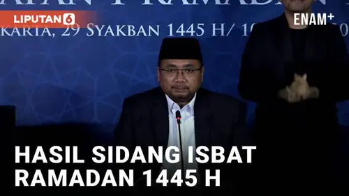 VIDEO: Pemerintah Tetapkan 1 Ramadan 1445 H Jatuh pada 12 Maret 2024