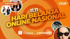 Rayakan Harbolnas 11.11 di Shopee bareng Liputan6.com!?Kamu bisa nikmatin diskon gila-gilaan dari brand-brand ternama dunia seperti Tommy Hilfiger, Ray-Ban, Calvin Klein, Adidas, dan banyak lainnya!