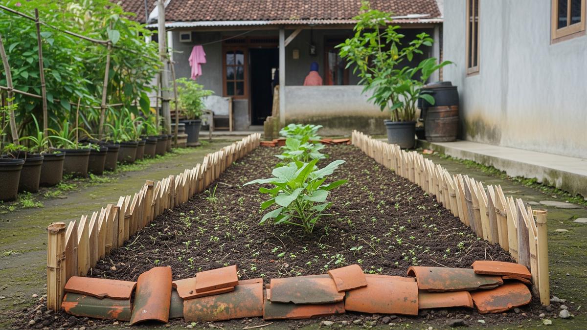 8 Barang Bekas yang Bisa Jadi Pembatas Bedeng Kebun, Manfaatkan Benda Sekitar dengan Hasil Rapi
