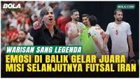 Juara Piala Asia Futsal 2026, Vahid Shamsaei Bicara Masa Depan Iran