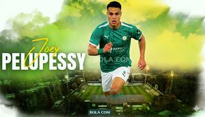 Ilustrasi bintang Timnas Indonesia Joey Pelupessy di klub Lommel SK. (Bola.com/Gemini)