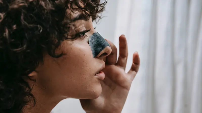 2. Menghilangkannya dengan pore strip