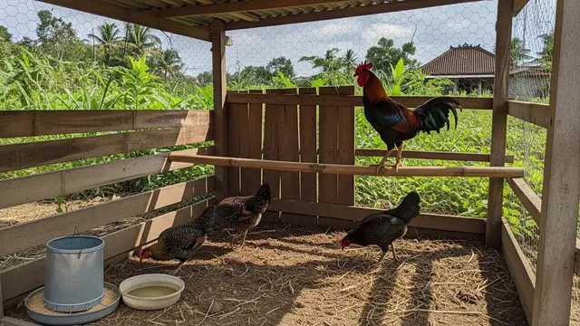 Cara Ternak Ayam Kampung di Lahan 1x2 Meter, Panen 3 Bulan di Ruang Terbatas