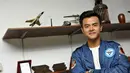 Aktor Dion Wiyoko sudah hampir setahun menyandang status jomblo . Rabu (28/5/2014) (Liputan6.com/Panji Diksana) 