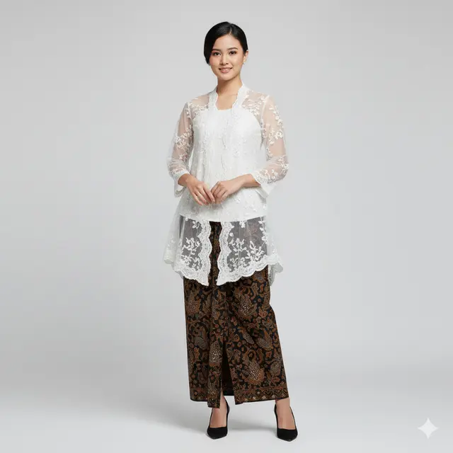 Setelan Batik Wanita Terbaru 2025 untuk Acara Formal. Gemini