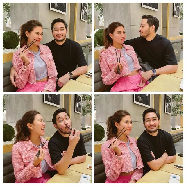 Syahnaz Shadiqah dan Suami