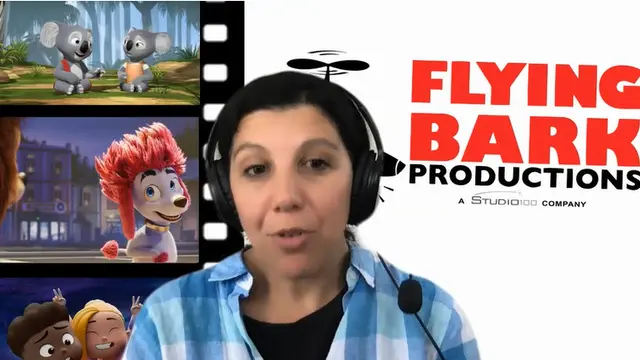 Barbara Stephen produser Australia dari Flying Bark Productions berbagi di FSAI 2022. (Screen Grab)
