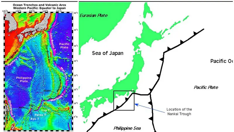 Gempa besar diperkirakan bisa terjadi di sepanjang Patahan Nankai Jepang