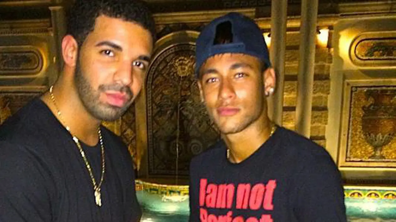 Neymar Dugem Bareng Drake