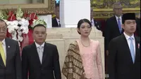 Selvi Ananda di Hari Pertama Dampingi Gibran Sebagai Wakil Presiden. [Youtube MPR]