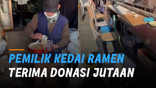 Seorang pemuda membagikan pengalamannya ketika makan di sebuah kedai ramen di Jepang.