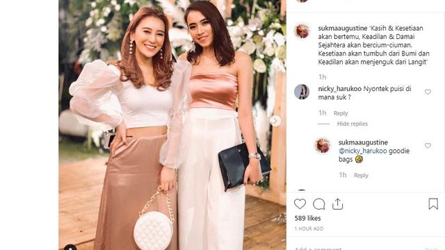 Glenn Fredly dan Mutia Ayu (Foto: Instagram/@sukmaaugustine)