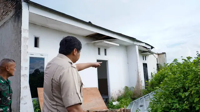 Kementerian PKP telah melakukan groundbreaking pembangunan rumah untuk Prajurit TNI AD MBR, di Serang, Banten. (Foto: Kementerian PKP)