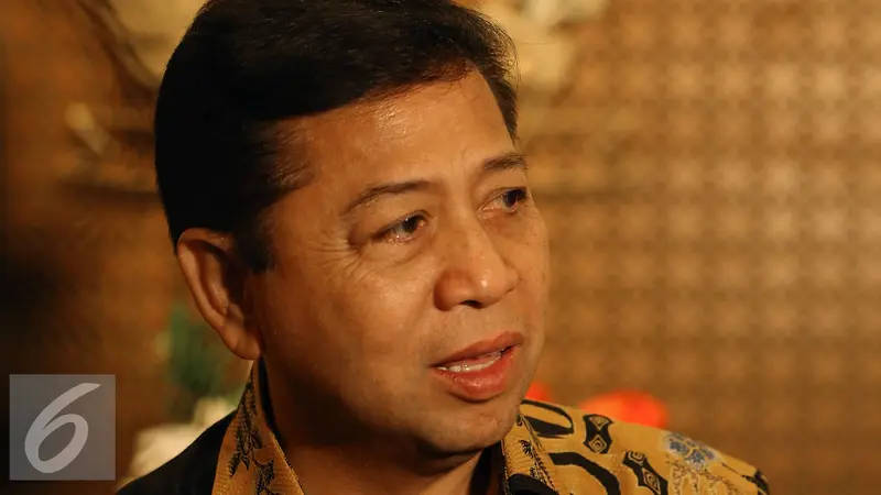 Ketua DPR, Setya Novanto