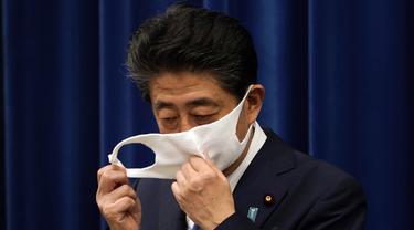 FOTO: Perdana Menteri Jepang Shinzo Abe Mengundurkan Diri