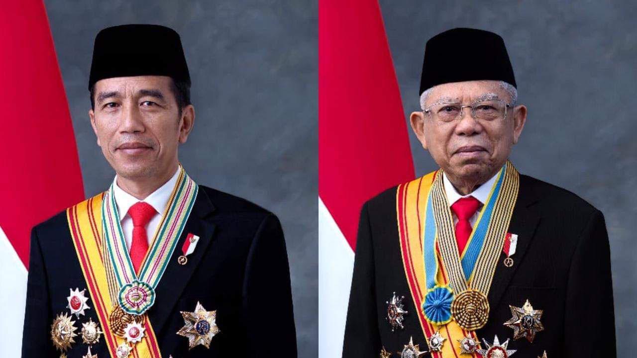 Foto Kenegaraan Jokowi-Ma'ruf.