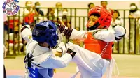 Cucu Presiden Joko Widodo, Jan Ethes, berhasil membawa pulang medali emas dalam kejuaraan taekwondo kelas Kyorugi pemula. (Tangkapan Layar Instagram @gibran_rakabuming/https://www.instagram.com/p/CWQFJEcPjUe/)