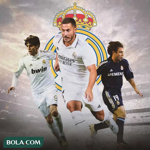Real Madrid - Kaka, Eden Hazard, Antonio Cassano