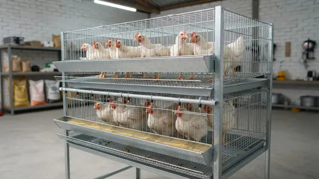 Model Kandang Ayam Broiler untuk 10 Ekor