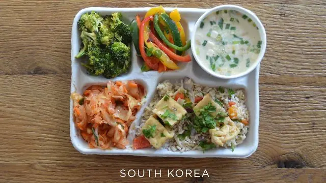 bekal sekolah di seluruh dunia (foto: boredpanda)