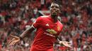 2. Paul Pogba (Manchester United) - 290.000 poundsterling per pekan. (AFP/Oli Scarff)