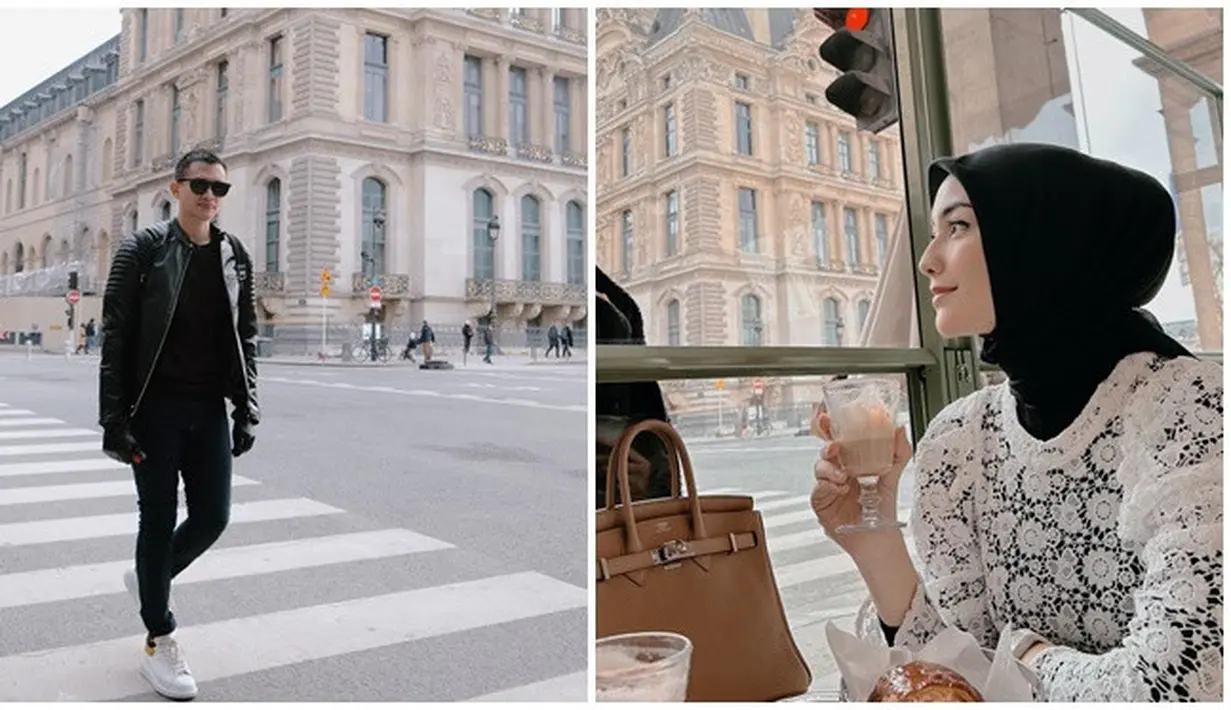 Penampilannya stylish dan modis bak gadis, bintang sinetron Safa dan Marwah ini tidak terlihat seperti sudah dikaruniai anak. Sejak di awal karier dulu hingga kini mantap berhijab, pesona artis yang akrab disapa Ciki ini selalu terpancar. Padu padan OOTD Citra Kirana saat liburan di Paris ini tentunya bisa jadi inspirasi. Begitu juga dengan Rezky Aditya yang ketampanannya tak pernah luntur meski sudah berusia 37 tahun. (Liputan6.com/IG/@thereal_rezkyadhitya/@citraciki)