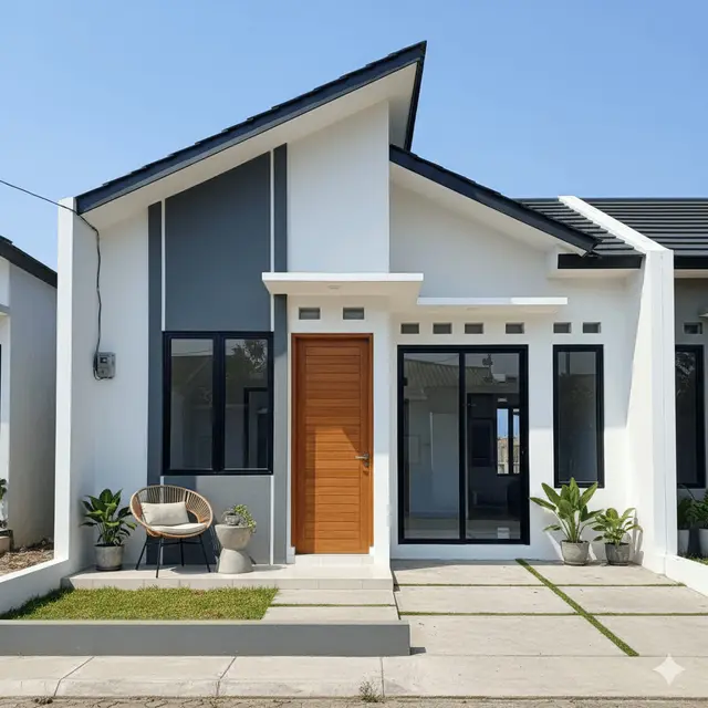 Rumah Kecil di Lahan 10×15 M Sederhana Tapi Lega by Gemini