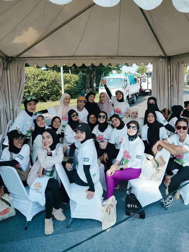 Galang Dana untuk Palestina, Ini 8 Potret Artis Ikut 'Run for Humanity'