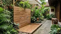 8 Model Tempat Wudhu dengan Keramik Motif Kayu, Sederhana tapi Terlihat Elegan