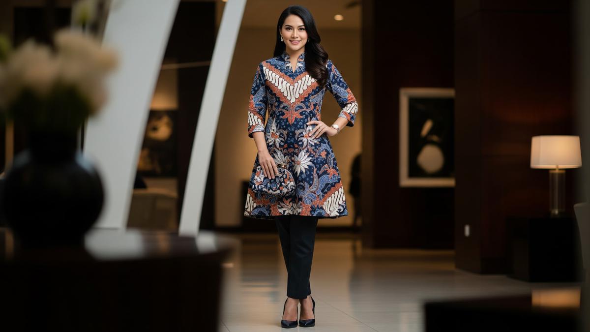 7 Model Atasan Batik Wanita Elegan Tunik, Cocok untuk Segala Acara di 2025