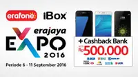 Promo cuci gudang Smartphone hingga 70% tersaji dalam Erajaya Expo yang hadir di Galaxy Mall Surabaya.