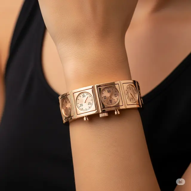 Model Gelang Jam Emas. Foto: Gemini