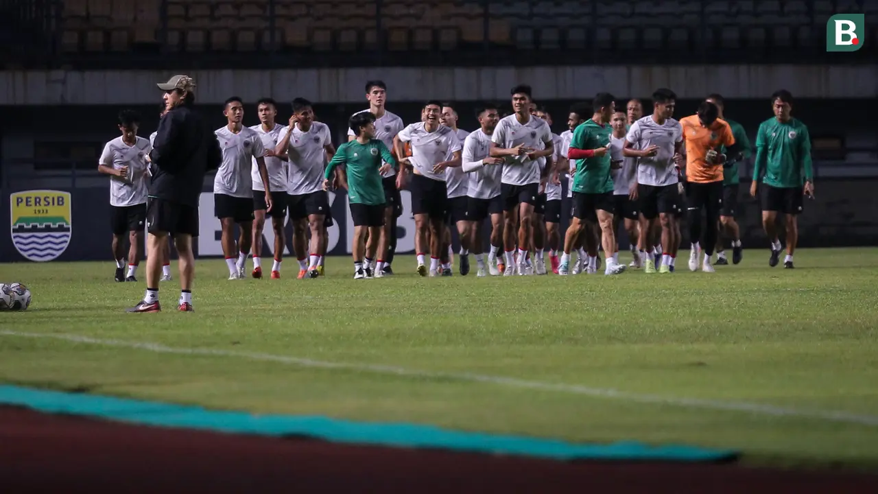 Official Training Menjelang Laga FIFA Match Day Antara Timnas Indonesia Vs Timnas Curacao