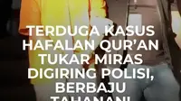 Dua orang berinisial R dan E dibawa ke Rutan Polda Metro Jaya setelah menjalani pemeriksaan hampir 20 jam terkait dugaan penistaan agama. Kasus ini mencuat setelah beredar video tantangan menghafal ayat Al-Qur'an yang disebut menawarkan minuman keras sebagai hadiah.