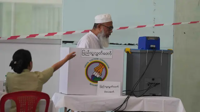 Di Tengah Perang Saudara, Junta Myanmar Gelar Pemilu