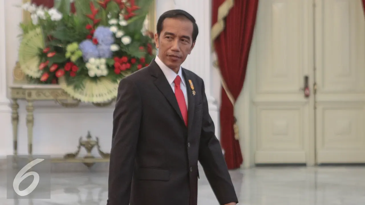 Jokowi Sambut Kunjungan Ketua Parlemen Tiongkok di Istana Negara