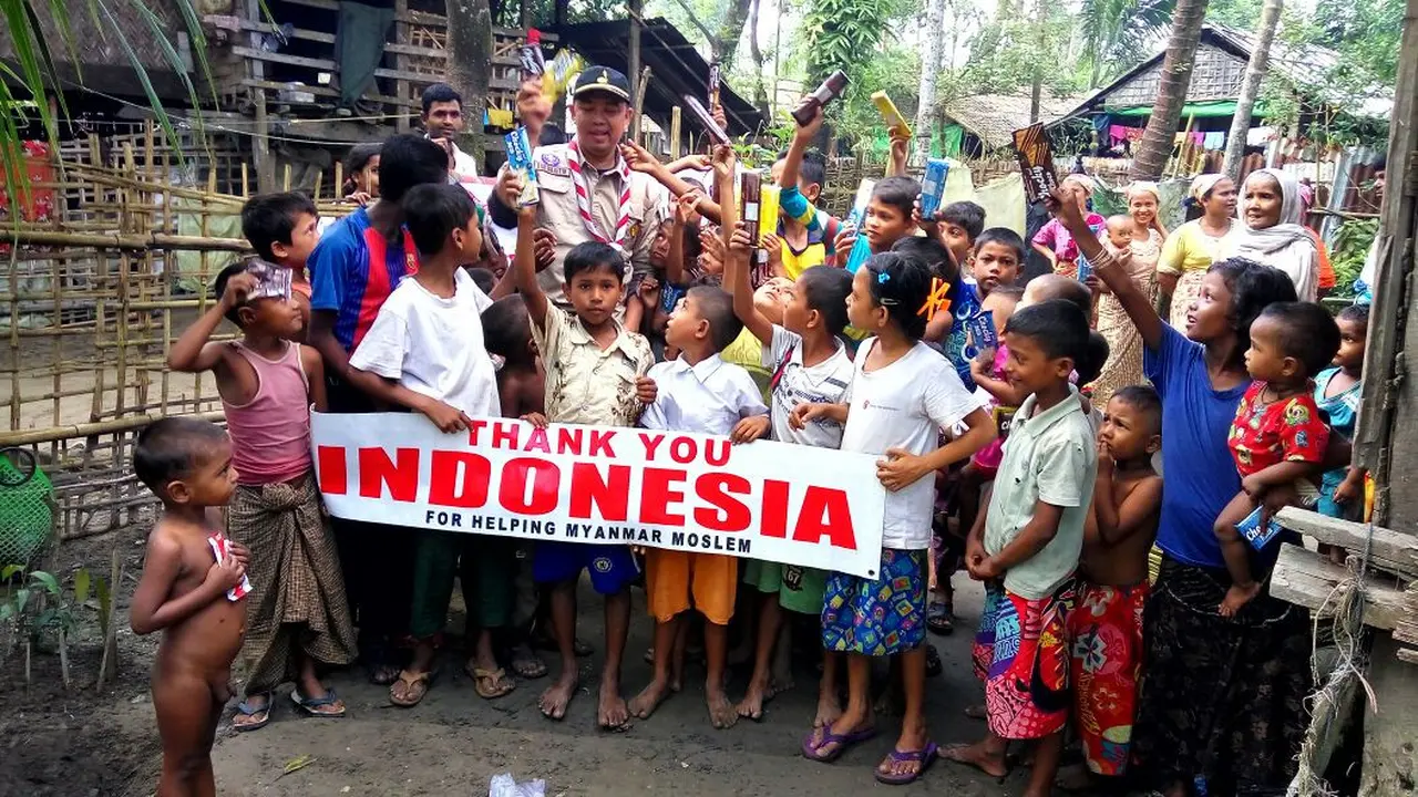 Kwartir Nasioanal Pramuka mengirim Hewan Kurban untuk warga Rohingya Myanmar (Kwarnas Pramuka)