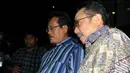 Waryono adaalh tersangka kasus dugaan penerimaan gratifikasi di lingkungan SKK Migas dan kasus dugaan korupsi Kesetjenan di Kementerian ESDM berupa sosialisasi, sepeda sehat, dan perawatan gedung kantor sekretariat, Jakarta. (Liputan6.com/Faisal R Syam)