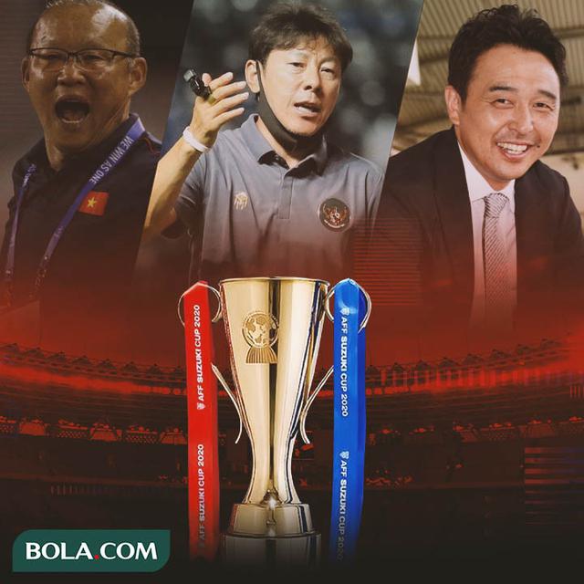 Ilustrasi -  Park Hang-seo (Vietnam), Shin Tae-yong (Indonesia), Tatsuma Yoshida (Singapura)