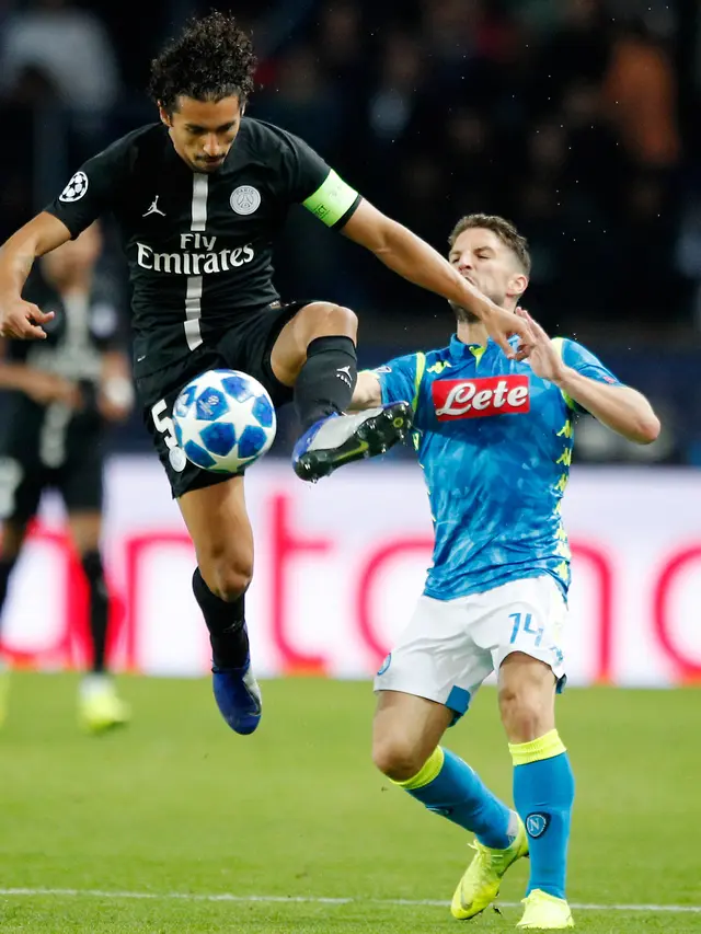 PSG Ditahan Imbang Napoli di Paris
