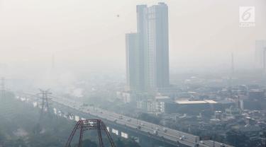 Terburuk di Dunia, Begini Penampakan Udara di Langit Jakarta