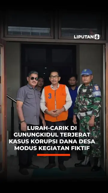 Lurah-Carik di Gunung Kidul Terjerat Kasus Korupsi Dana Desa Modus Kegiatan Fiktif