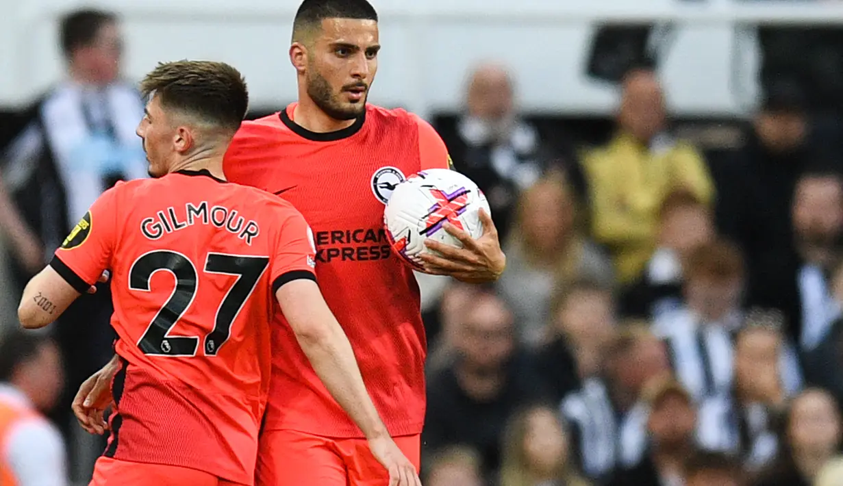 Sementara gol Brighton dicetak oleh Denis Undaz. (AFP/Oli Scarff)